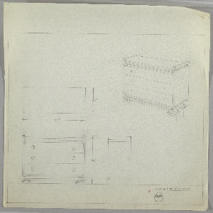 Drawing, Chest of Drawers (Three), ca. 1930s