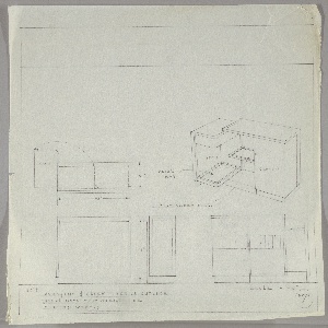 Drawing, Bar on Wheels: Mahogany, Metal, ca. 1930s