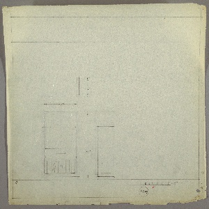 Drawing, Cabinet with Lower Drawer and Bookshelf, ca. 1930s
