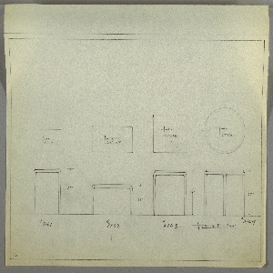 Drawing, Table: Four Versions