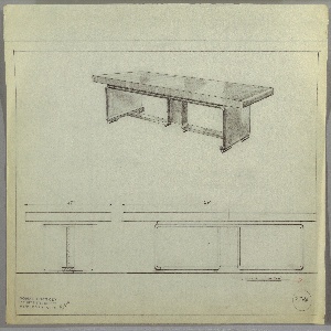 Drawing, Conference Table