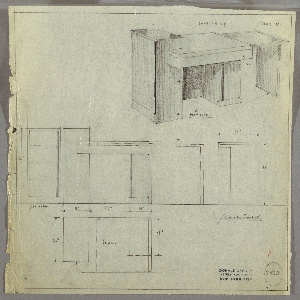 Drawing, Desk, ca. 1930s