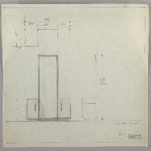 Drawing, Vanity with Tall Mirror, ca. 1930s