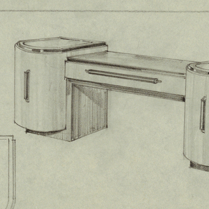 Drawing, Desk, ca. 1930s