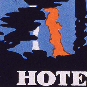 Print, Hotel Terminus, Venezia, 20th century