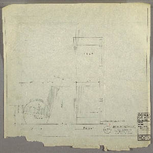 Drawing, Armchair, Metal, ca. 1930s
