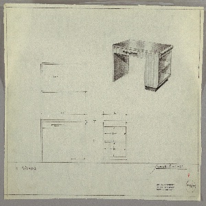 Drawing, Desk, September 30, 1933