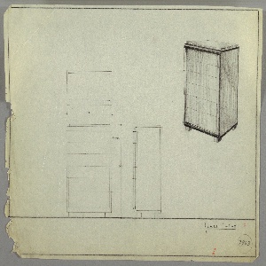 Drawing, Chest of Drawers (Six), ca. 1930s