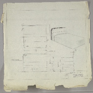 Drawing, Bed:  Macassar Ebony, White Lacquer, ca. 1930s