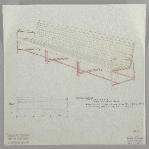 Drawing, Design for Settee, for  Brunswick-Balke-Callander