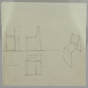 Drawing, Design for a Side Chair