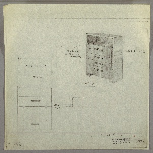 Drawing, Desk, September 30, 1933