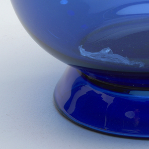 Cobalt blue Small Footed Bowl, 1924–26