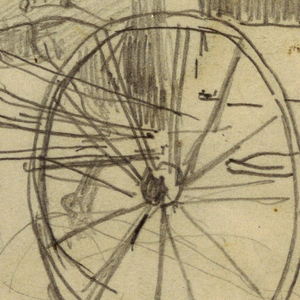 Drawing, Study for "The Picnic Excursion", 1868
