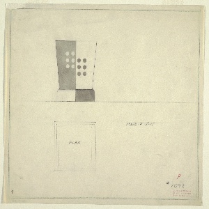 Drawing, Wastebasket or Table Lamp, 1930s
