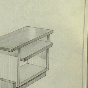 Drawing, End Table, September 1, 1933