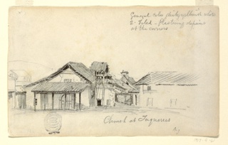 Drawing, Church at Túquerres, Colombia
