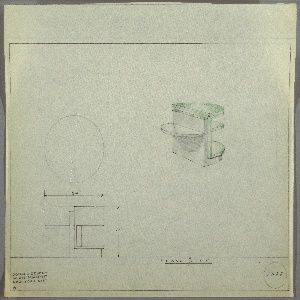 Drawing, End Table, early 20th century