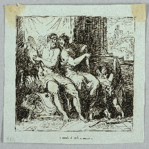 Drawing, Hercules and Iole, 1813