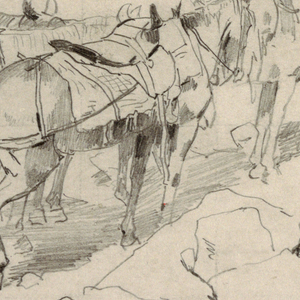 Drawing, Study for "Mount Washington" and "The Summit of Mt. Washington", 1869