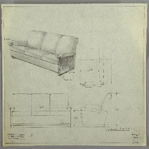 Drawing, Sofa