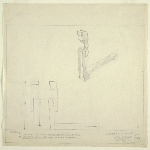 Drawing, Andiron, ca. 1930s