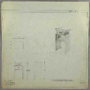 Drawing, Night Table, early 20th century