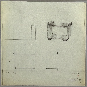 Drawing, Coffee Table, September 30, 1933
