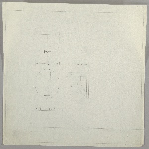 Drawing, Drawer Pull, early 20th century