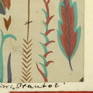 Drawing, Textile Design: Staniol (Tinfoil), 1923