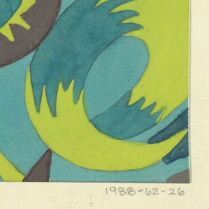 Drawing, Textile Design: Flora, 1911–14