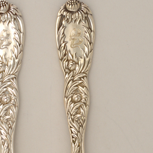 Chrysanthemum Butter Knives, 1880–91