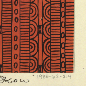 Drawing, Textile Design: Ozon (Ozone), 1923