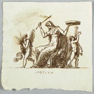 Drawing, Chastity, 1816