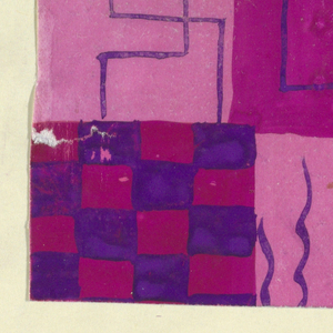 Drawing, Textile Design: Sylvester, 1922