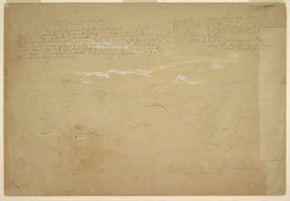 Drawing, Recollection of a View Overlooking the Valley of Chota, Ecuador