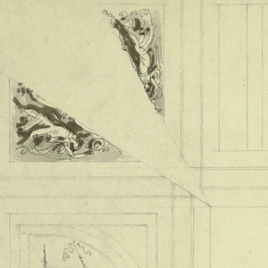 Drawing, Ceiling Design for Room in Palazzo Quirinale, Rome, 1812