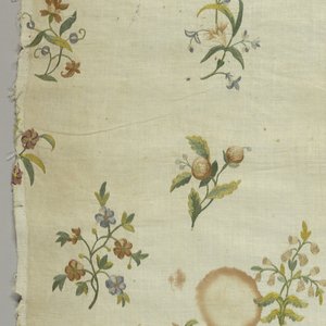 Embroidery, late 18th century
