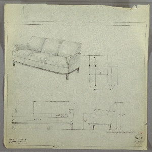 Drawing, Sofa