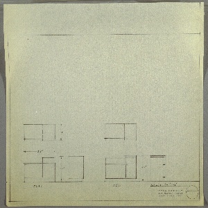 Drawing, End Tables, ca. 1934