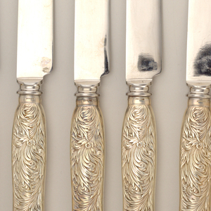 Chrysanthemum Luncheon Knife, 1880–91