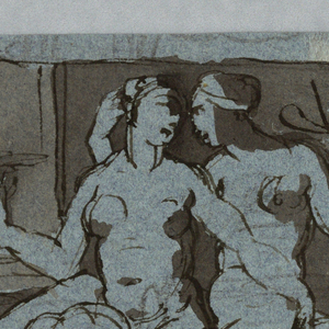 Drawing, Paris, Zeus visiting Callisto, 1780–1800