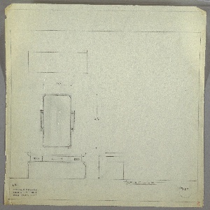 Drawing, Vanity and Mirror, early 20th century