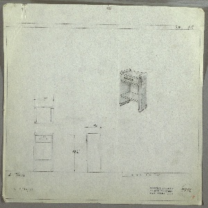 Drawing, End Table, 1933