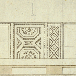 Drawing, Design for an Interior, 1800–1820