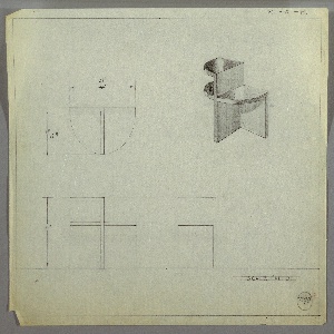 Drawing, End Table, early 20th century