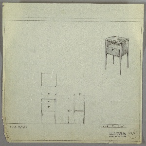 Drawing, End Table, October 17, 1933
