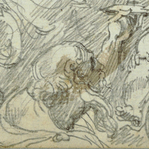 Drawing, Adoration of the Magi study after Lodovico Carracci, 1800–1820
