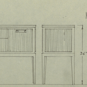 Drawing, Sideboard, ca. 1933