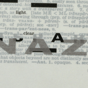 Invitation, Transparent" Installation by Lucille Tenazas, February 13 to March 2, 1990, 1990
